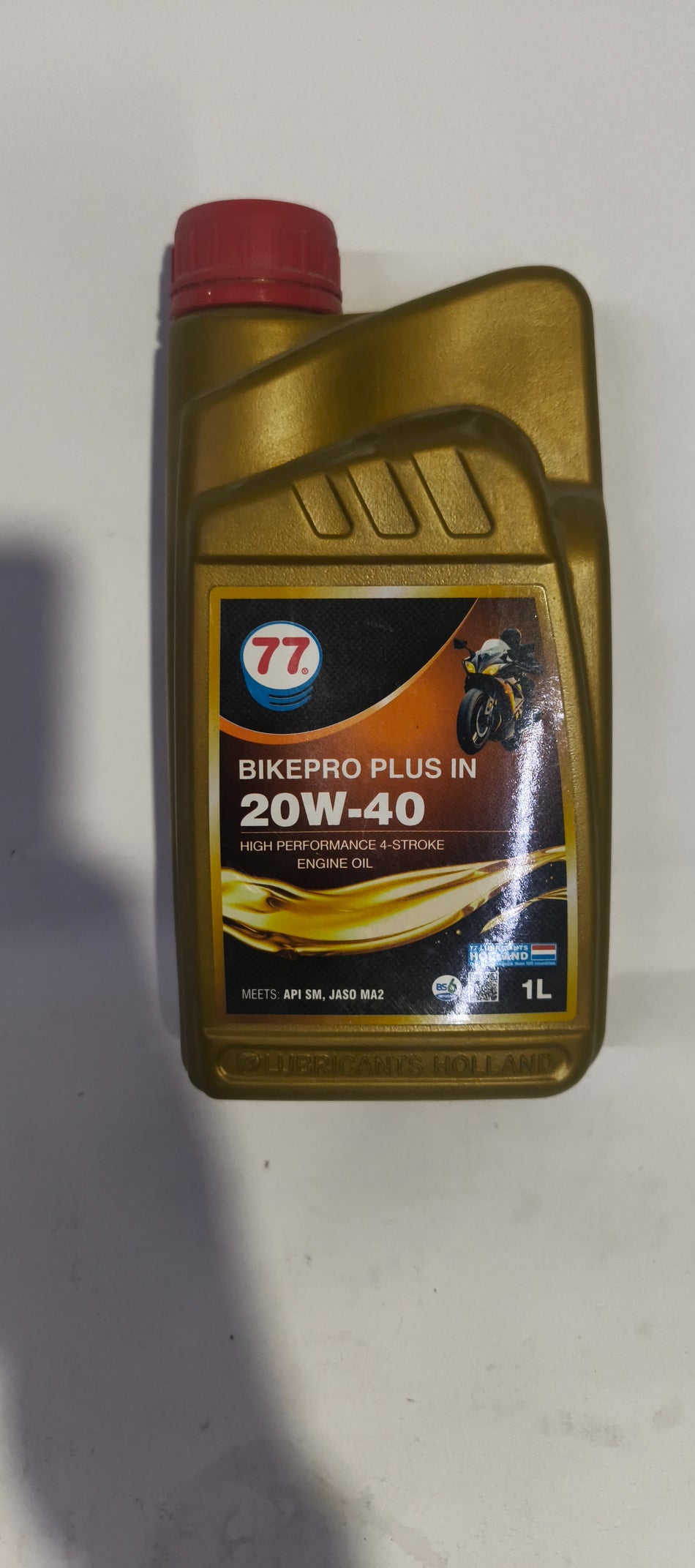 77 LUBRICANTS 27741-Bikepro Plus 4t 20w40 SM 1*20 77LUB27741 - Back view