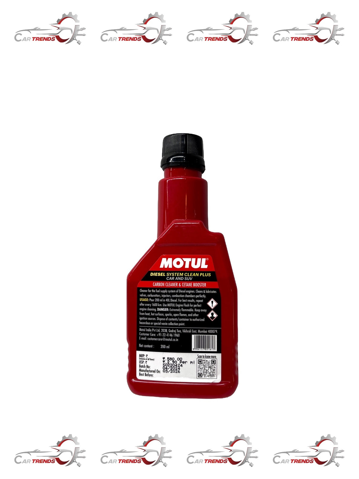 MOTUL DIESEL SYSTEM CLEAN PLUS S0220424 - Back view