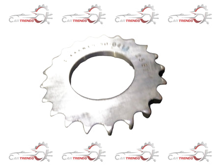 Maruti Suzuki sprocket crankshaft timing gear part number 12631M86J20, close-up view showing gear teeth and metal finish.