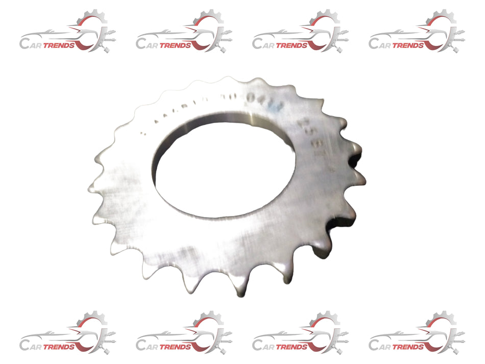 Maruti Suzuki sprocket crankshaft timing gear part number 12631M86J20, close-up view showing gear teeth and metal finish.