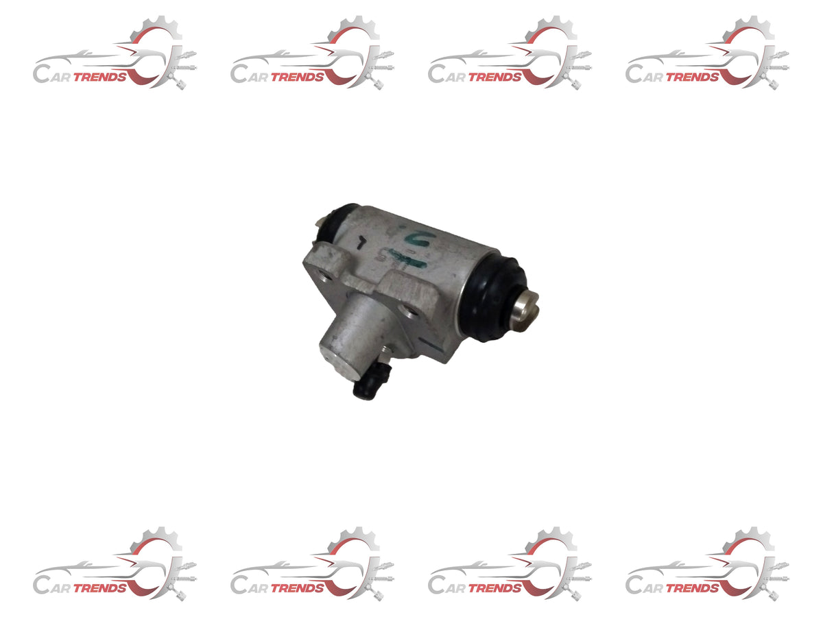 Rear left brake cylinder assembly for Maruti Suzuki vehicle, showing the metallic brake component with hydraulic fittings.