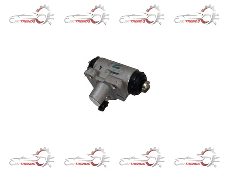 Rear left brake cylinder assembly for Maruti Suzuki vehicle, showing the metallic brake component with hydraulic fittings.