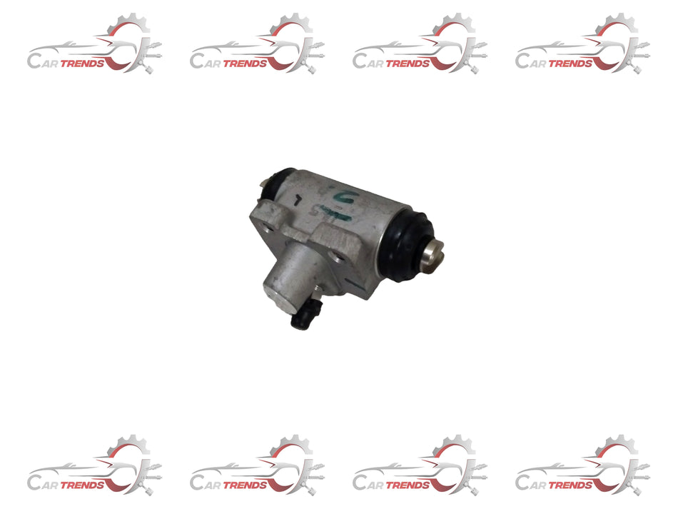 Rear left brake cylinder assembly for Maruti Suzuki vehicle, showing the metallic brake component with hydraulic fittings.