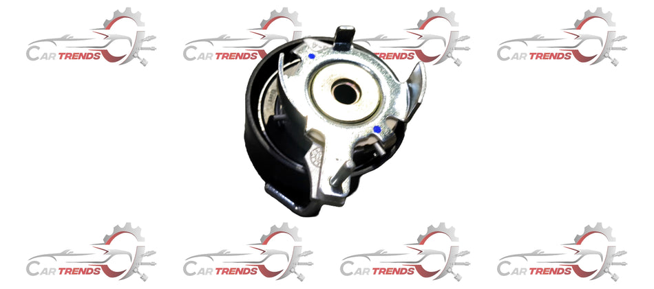 CarTrends timing belt adjuster for EcoSport BE8Z6K254A, automotive spare part shown in close-up with metal components