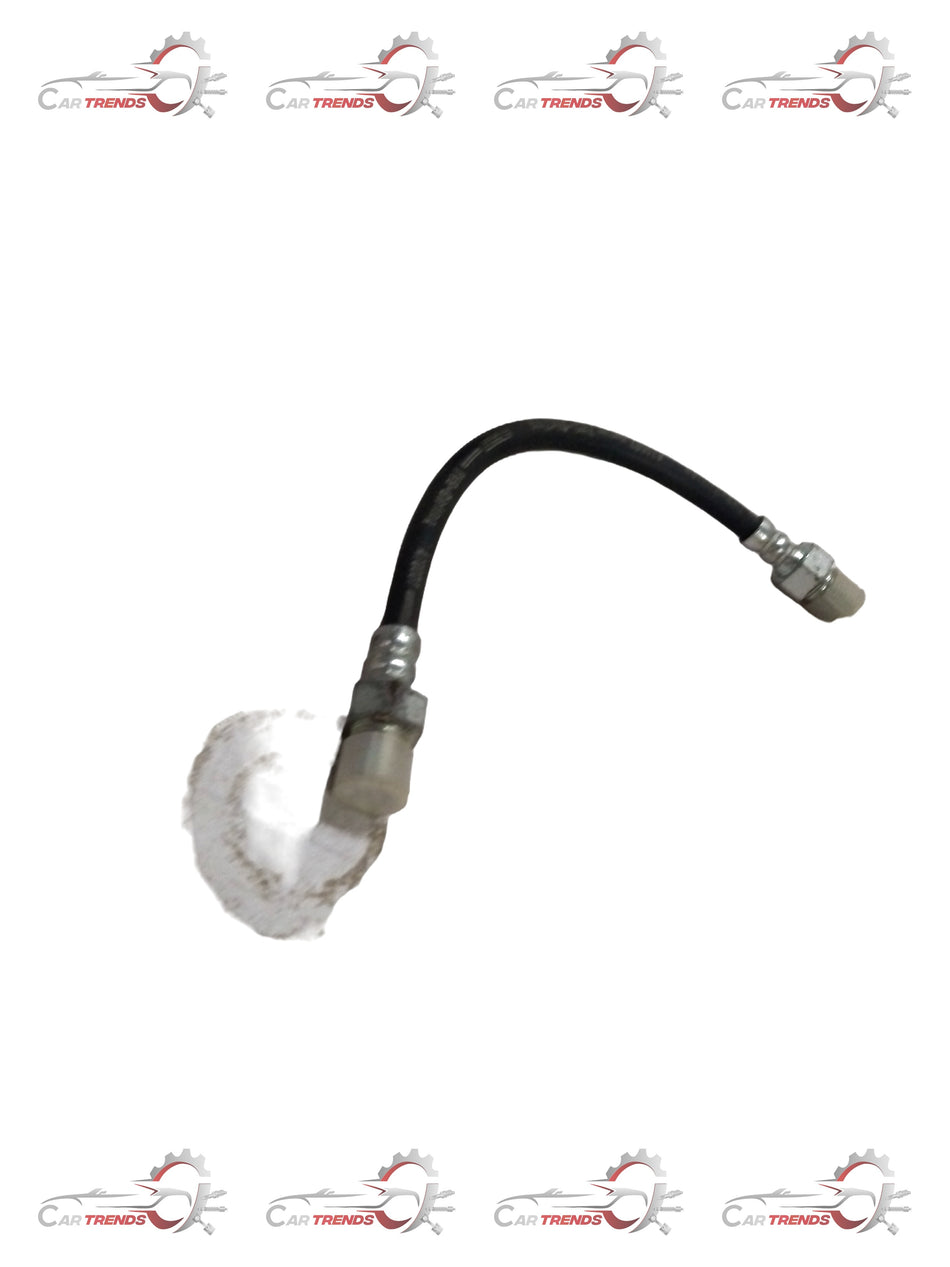 Maruti Suzuki brake hose RR flexible 51540M78010 shown in close-up, featuring black rubber and metal fittings for vehicle braking system.