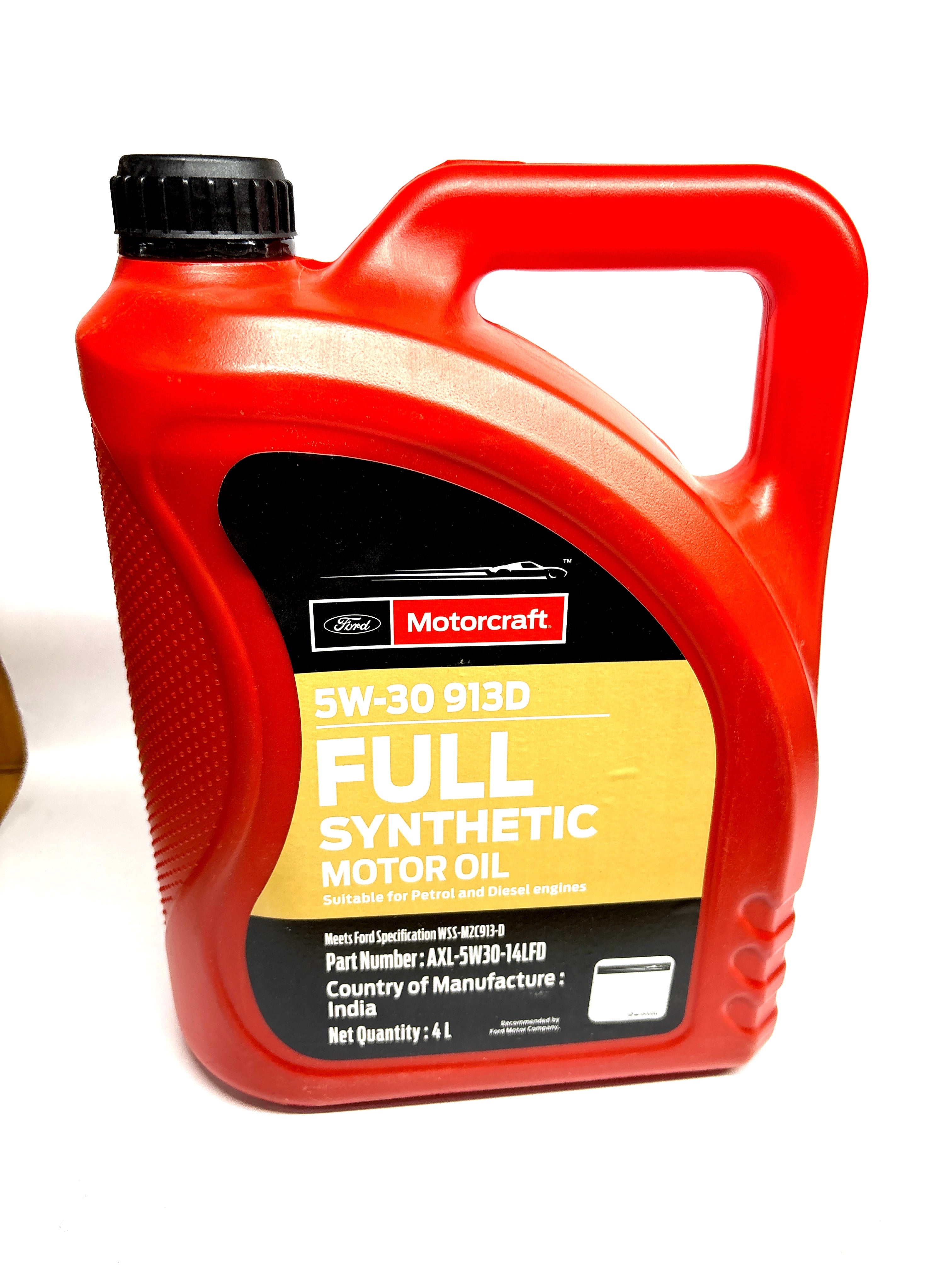 FORD Engine Oil 913D 4L | Ford | #AXL5W3014LFD AXL5W3014LFD - Left view