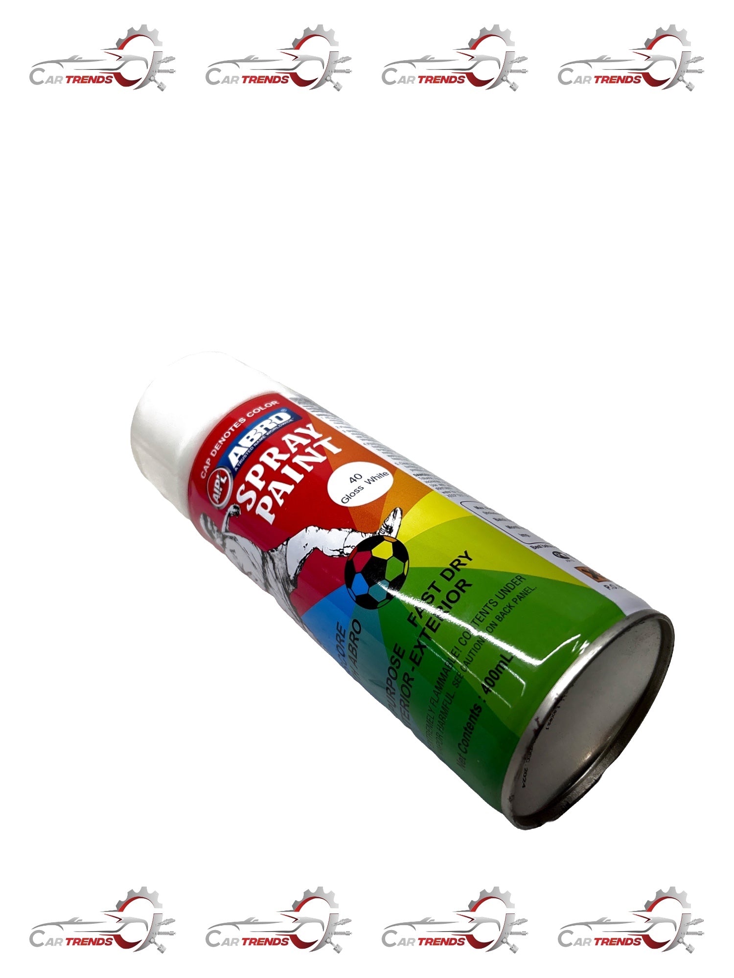 ABRO Spray Paint White Abro | Universal | #SPRAY PAINT WHITE SPRAY PAINT WHITE - Left view