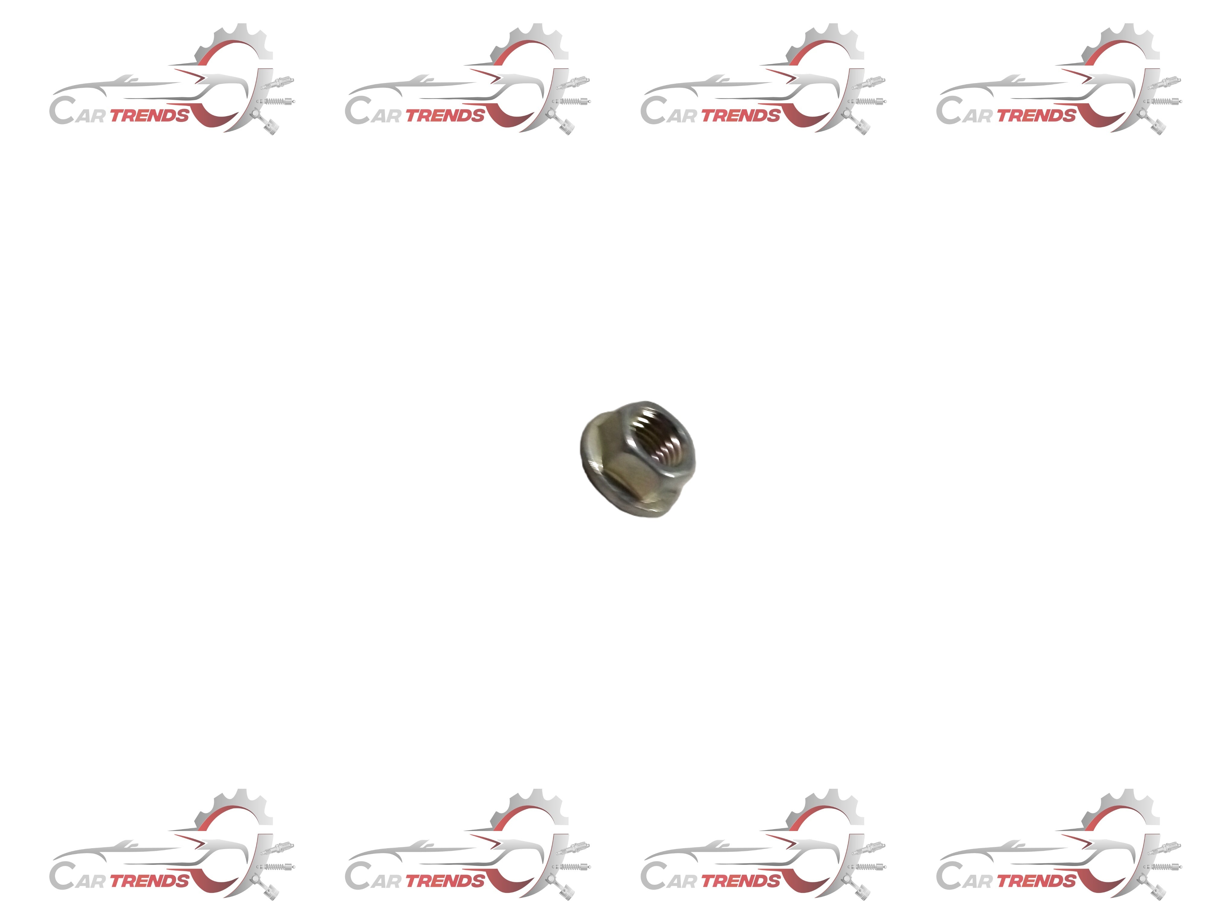 Maruti Celerio wheel nut by CarTrends, close-up view showing the threaded metal nut for wheel assembly.