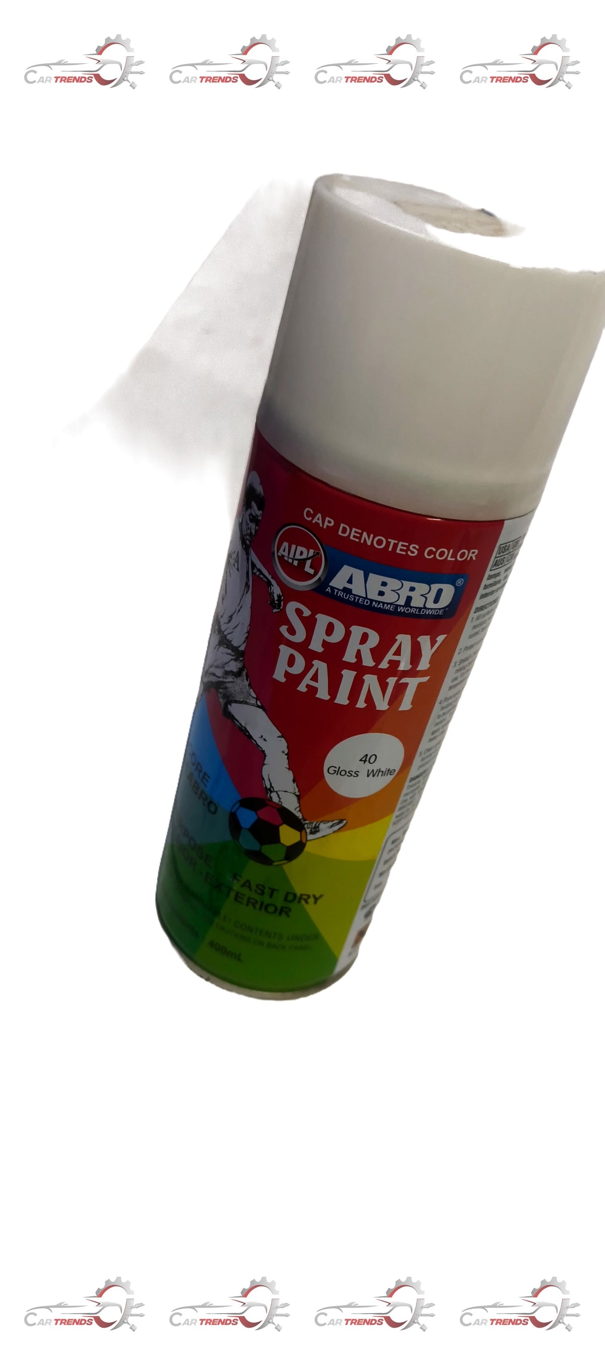 ABRO Spray Paint White Abro | Universal | #SPRAY PAINT WHITE SPRAY PAINT WHITE - Left view