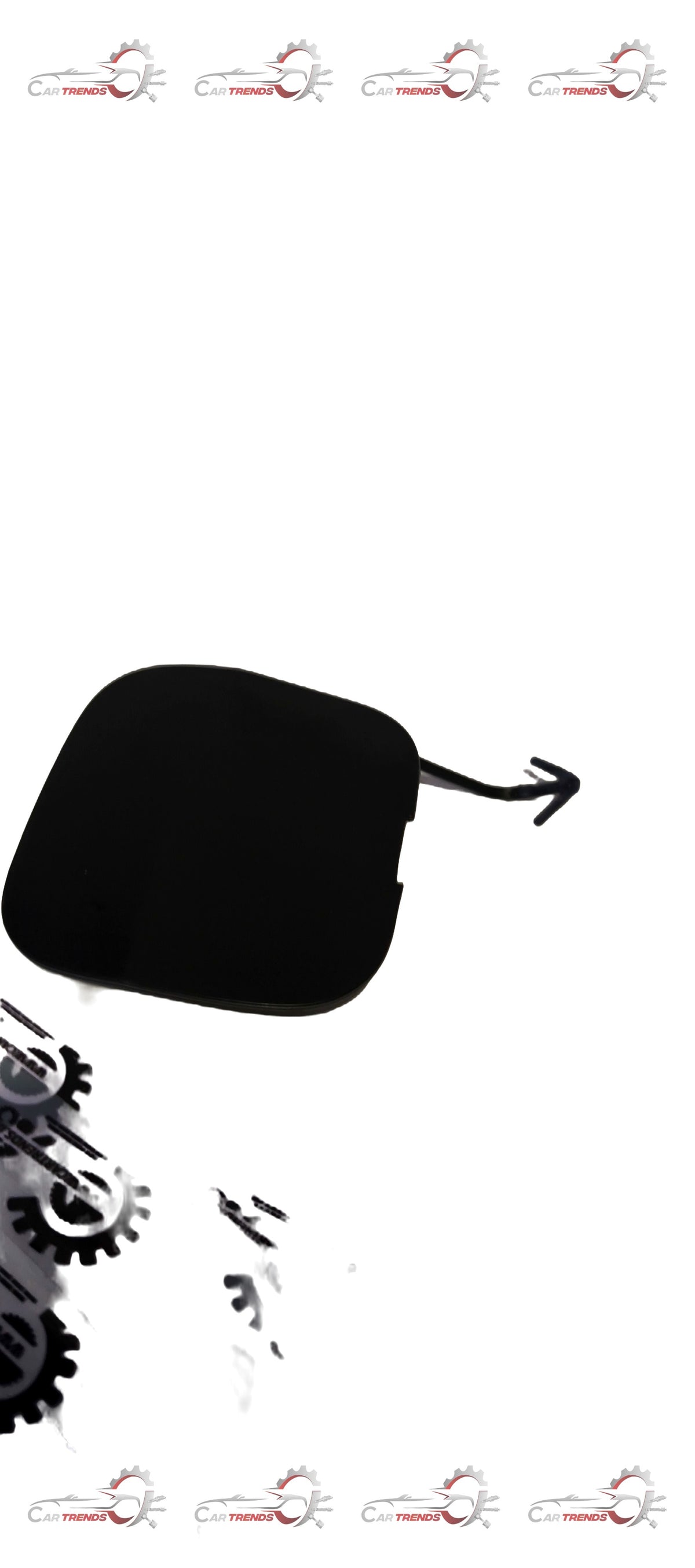 CarTrends CAPFR bumper spare part for vehicle, showing the black plastic bumper component with mounting points.