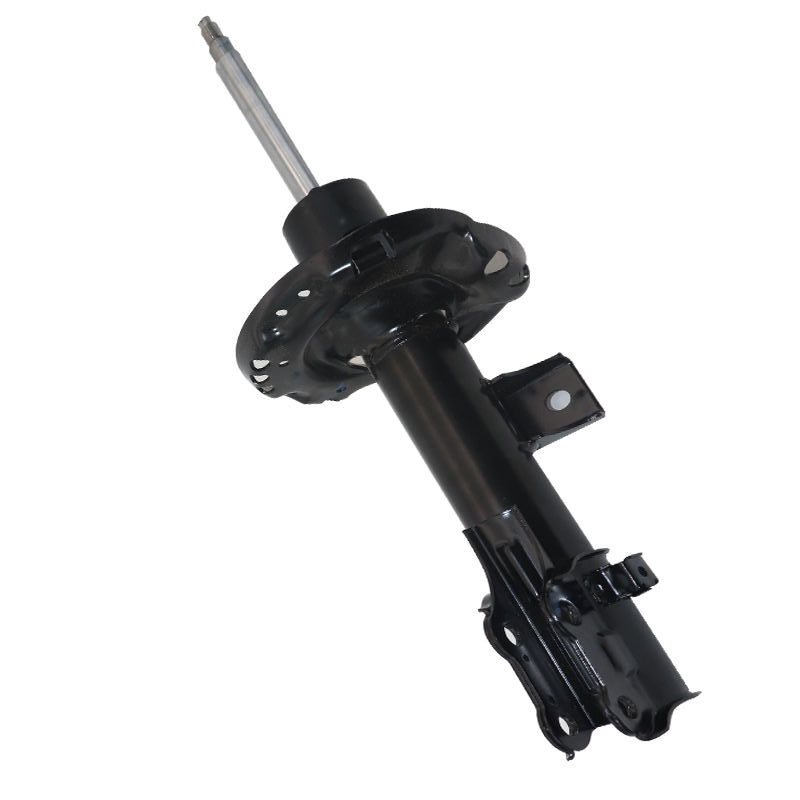 Hyundai Creta Alczar LH front shocker, automotive suspension part, shown in the image with metal components and mounting points.