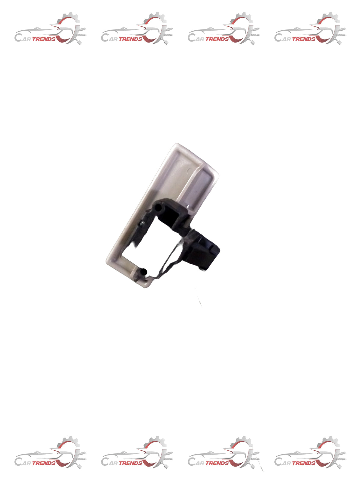 Maruti Suzuki beige lock glove box with key, mounted inside a vehicle's dashboard for secure storage.