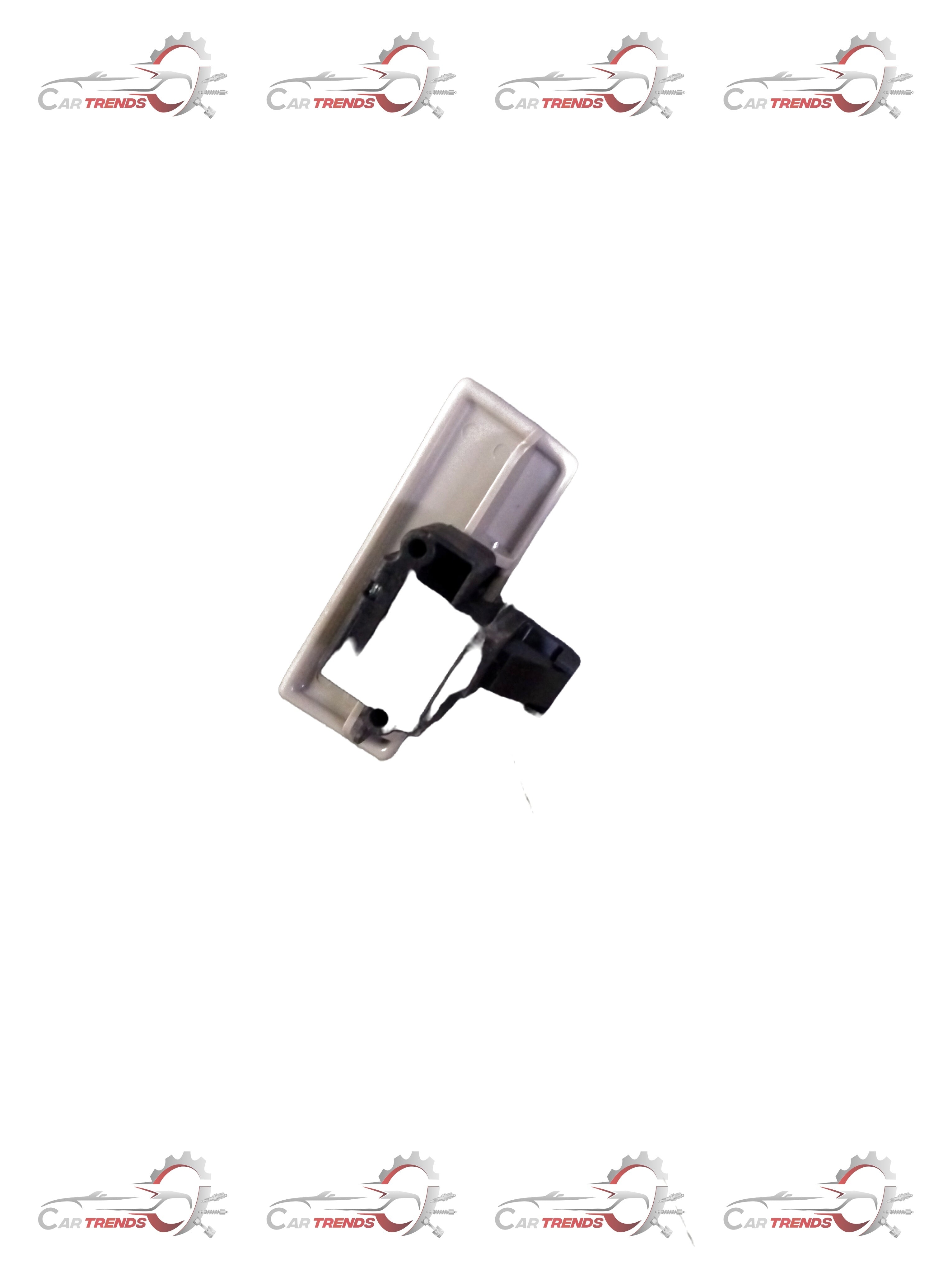 Maruti Suzuki beige lock glove box with key, mounted inside a vehicle's dashboard for secure storage.