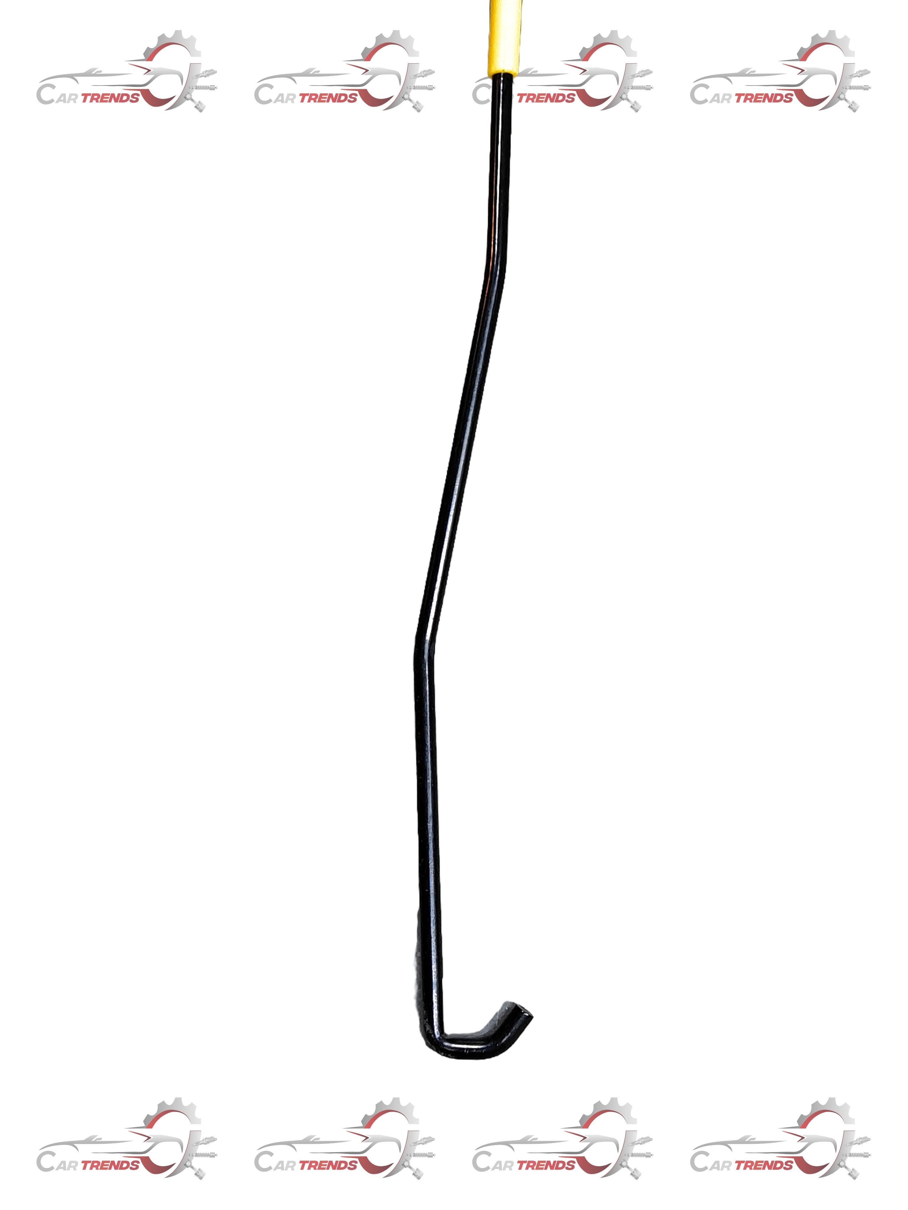 Hyundai bonnet rod for I10 by CarTrends, showing the metal support rod with attachment points on a plain background.