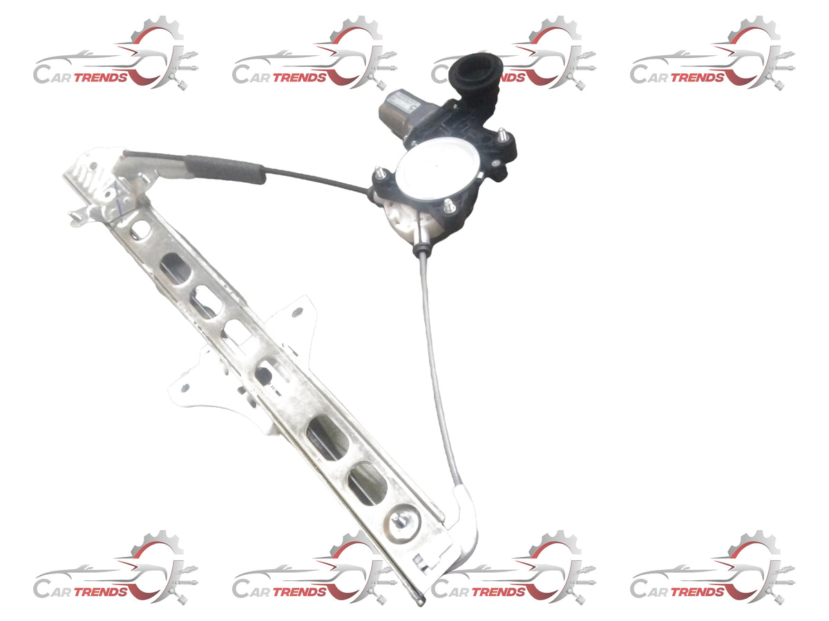 Maruti Suzuki front window regulator assembly, part number 83402M74L12, showing the mechanical components for vehicle window operation