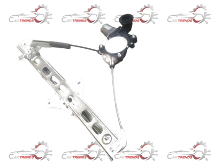 Maruti Suzuki front window regulator assembly, part number 83402M74L12, showing the mechanical components for vehicle window operation