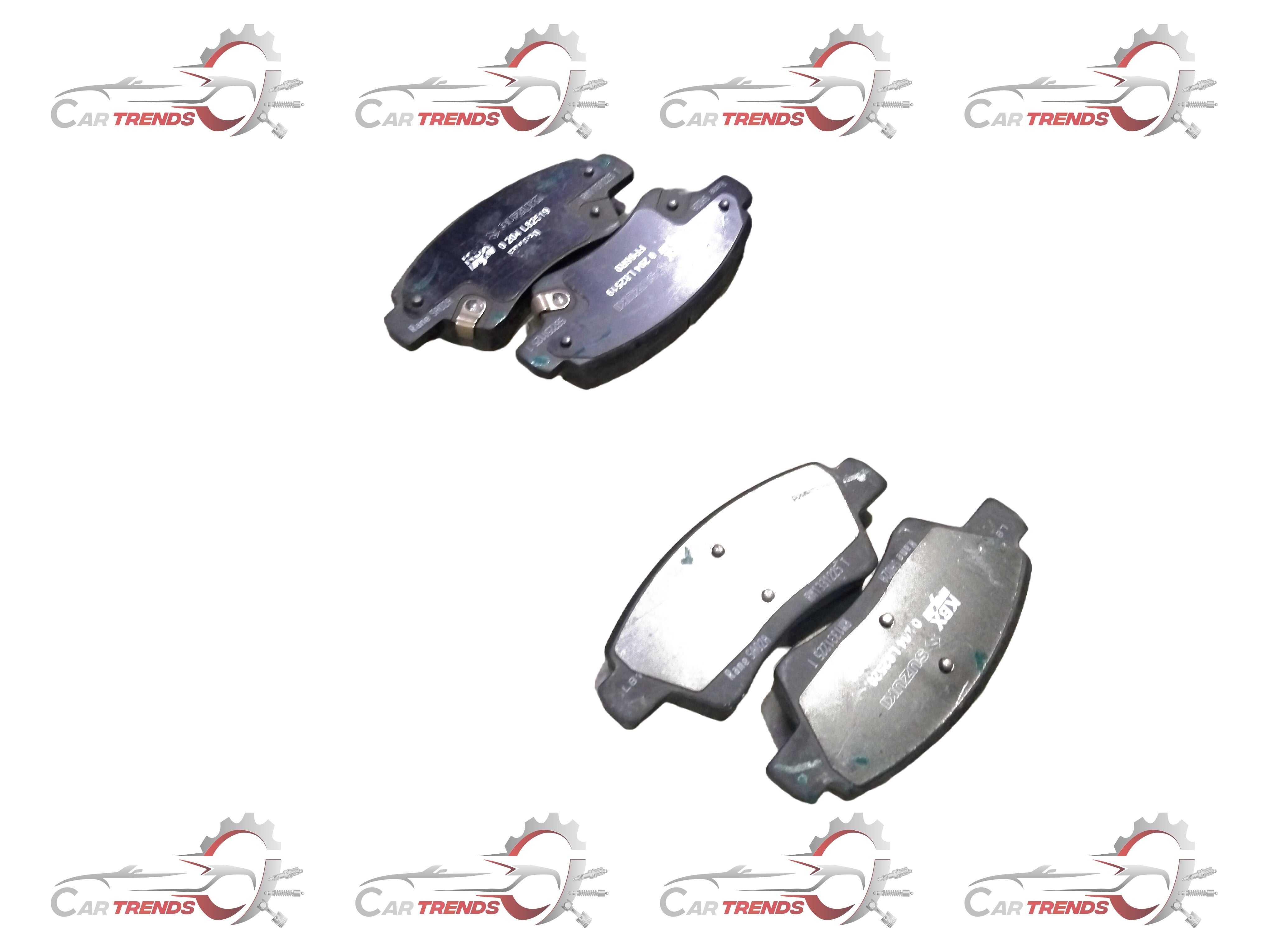 Front brake pad for Maruti Suzuki Ignis, part number 55810M66R00, showing the metal friction surface and mounting clips.