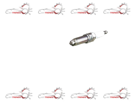 Maruti Suzuki spark plug for Celerio new model, showing a close-up of the ignition component with metal and ceramic parts.