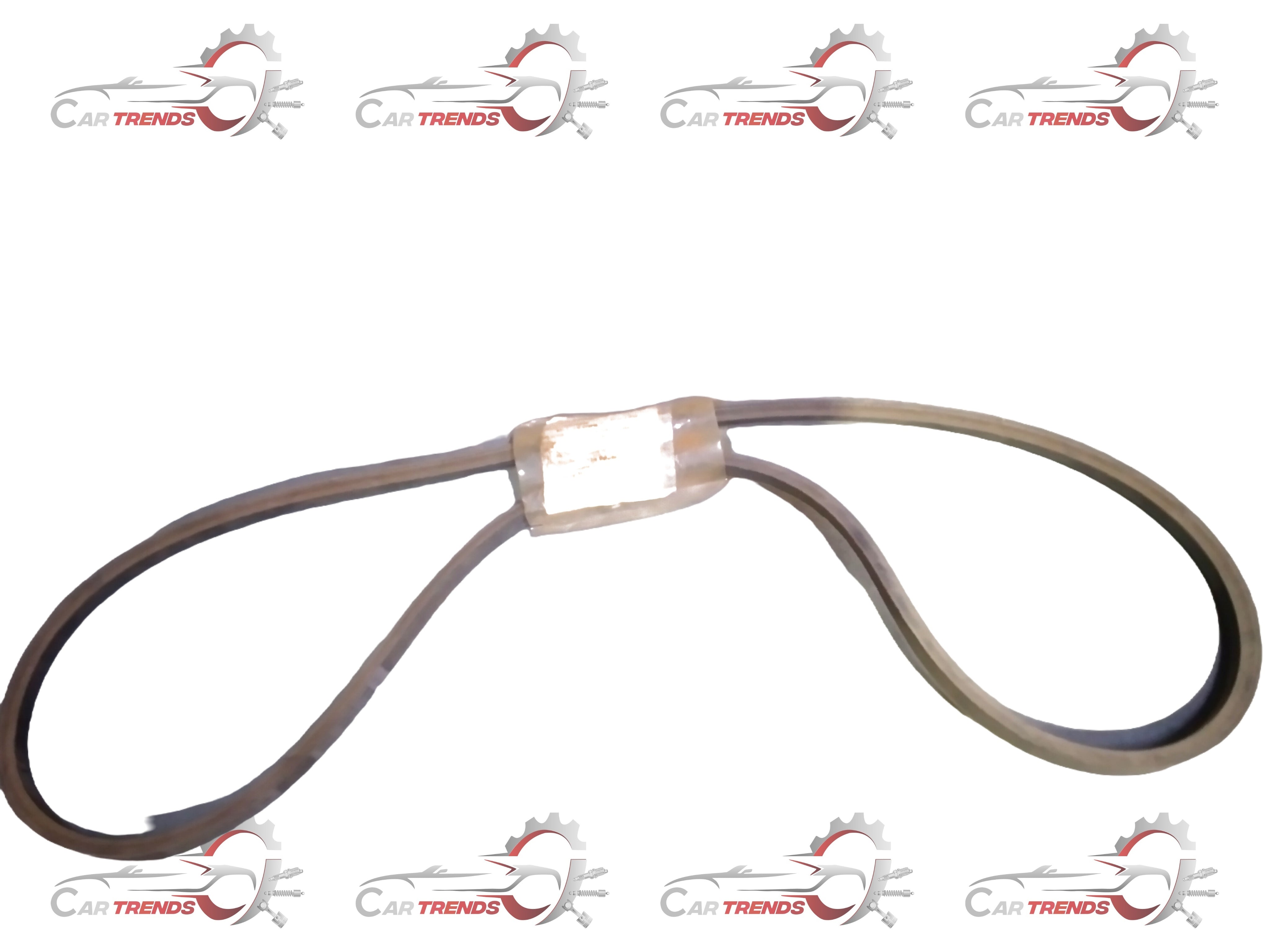 General Motors belt T94450395 showing the black automotive timing belt with detailed teeth for engine drive.