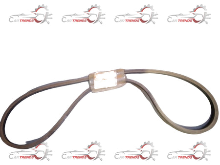 General Motors belt T94450395 showing the black automotive timing belt with detailed teeth for engine drive.