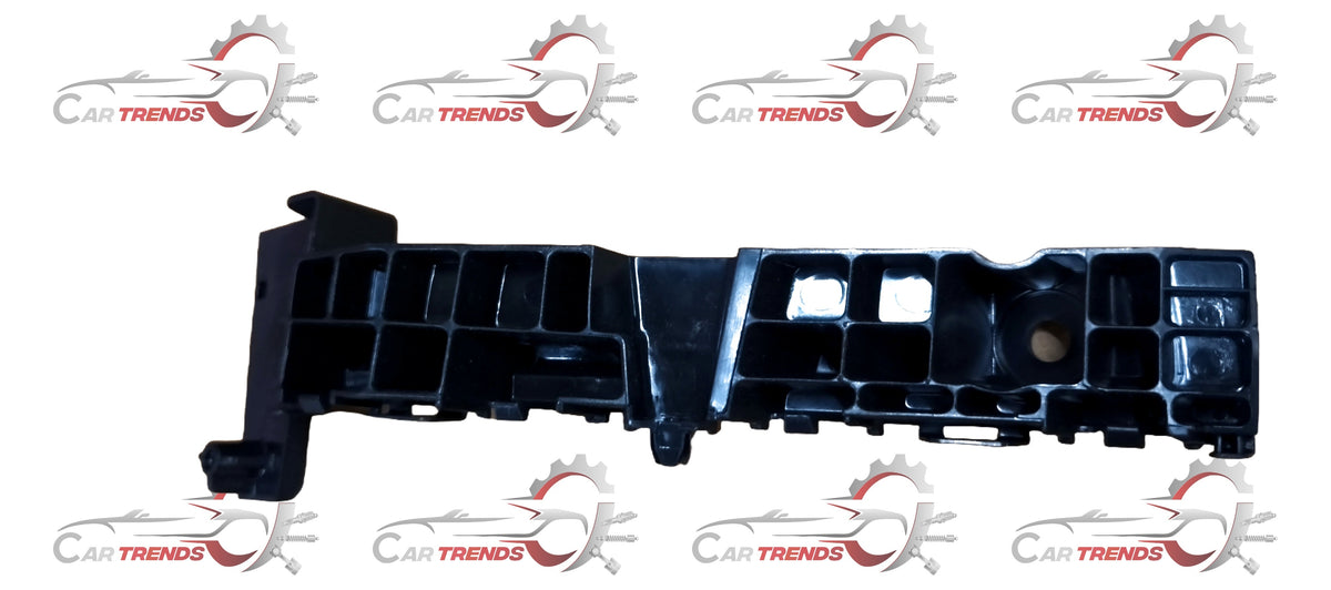 CarTrends bumper side holder for Vitara and Brezza, spare part in black plastic with mounting clips, shown from the side angle.