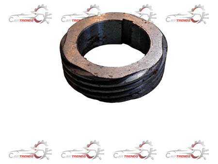 Chevrolet Tavera plate adjuster part, showing metal component with mounting holes for vehicle license plate.