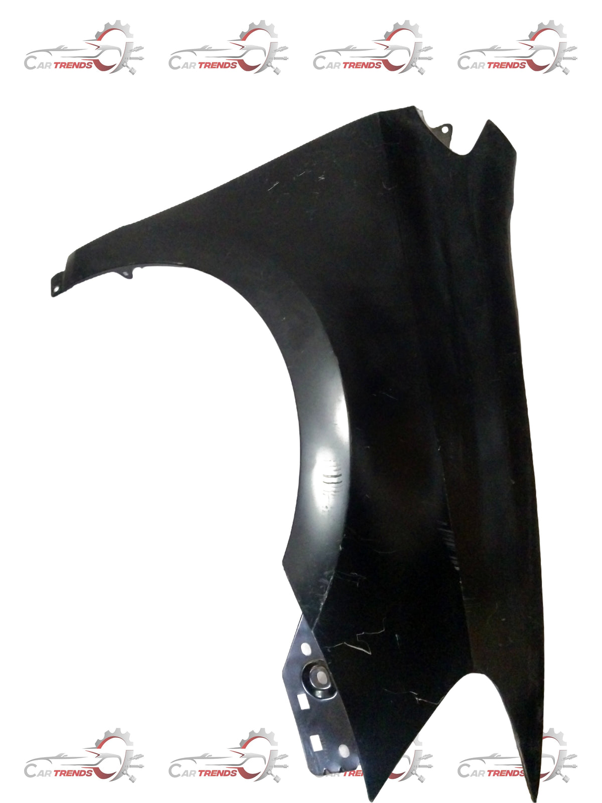 Volkswagen FENDER 6RG821106J, car fender part with detailed view showing its shape and mounting points.