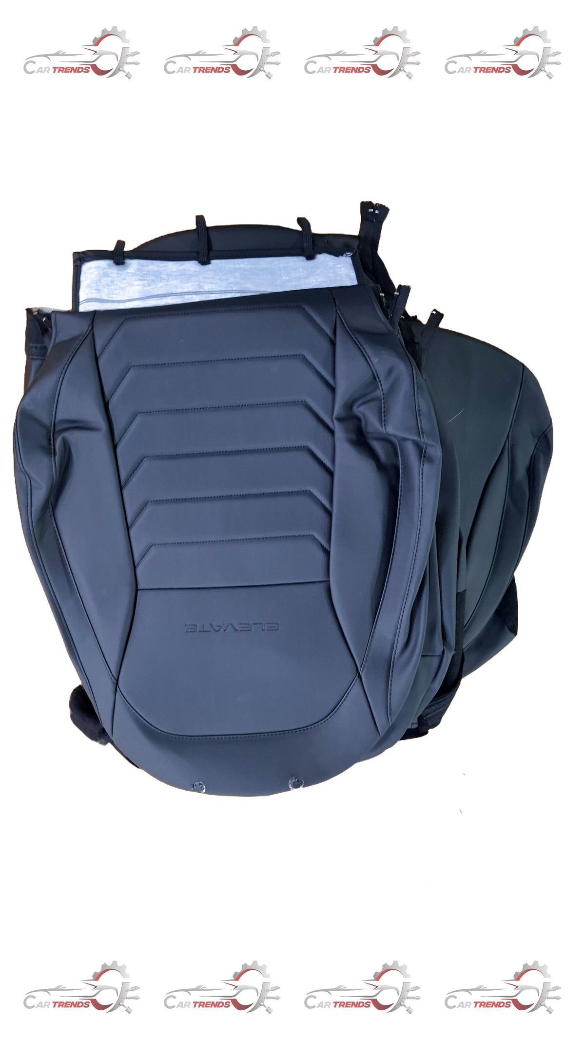 HONDA KIT SEAT COVER WITH RIBBED DESIGN 08P9331X700D 08P9331X700D - Left view