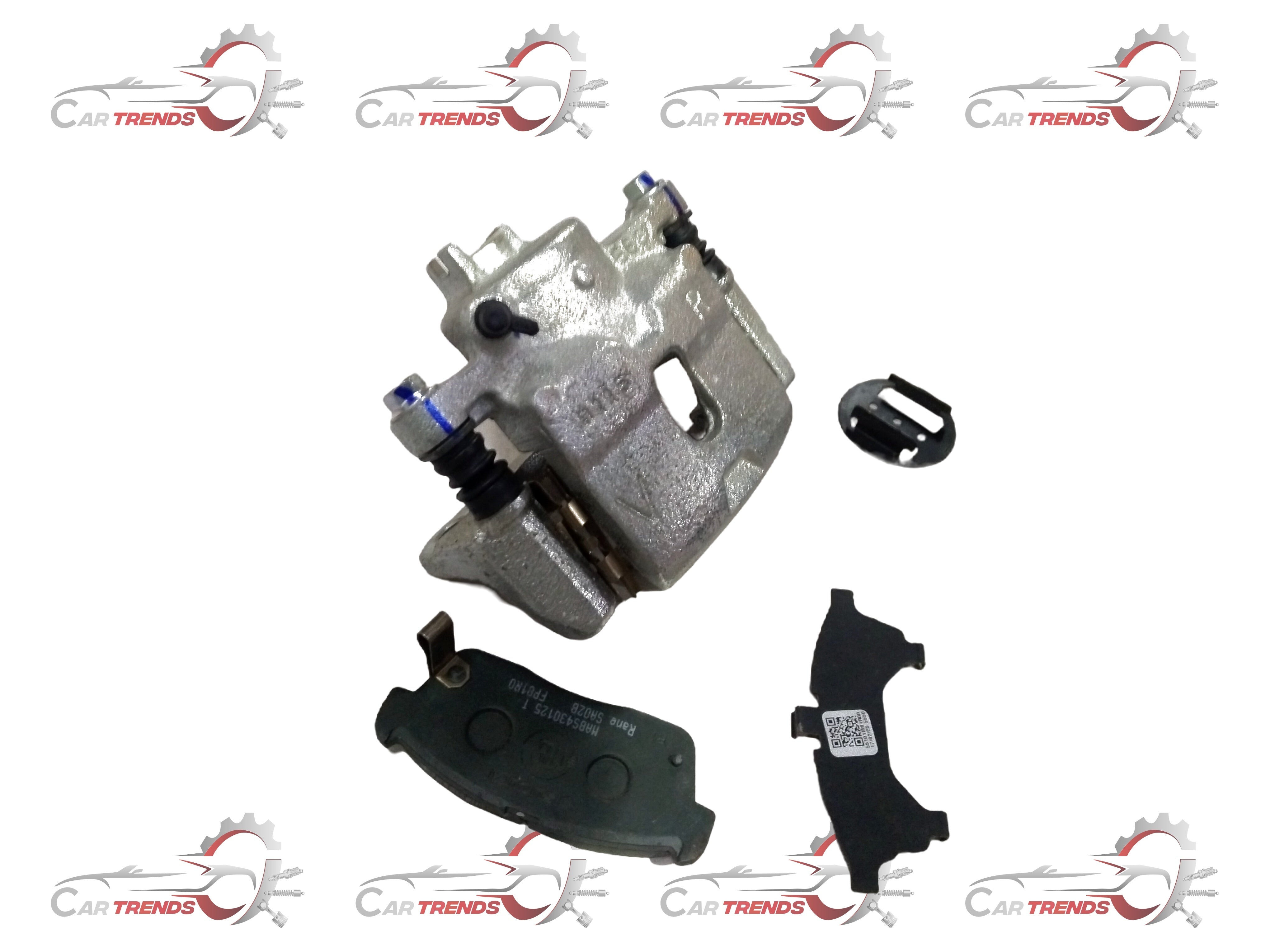 Maruti Suzuki front brake caliper assembly, part number 55101M81R00, showing the metallic brake component for vehicle braking system.