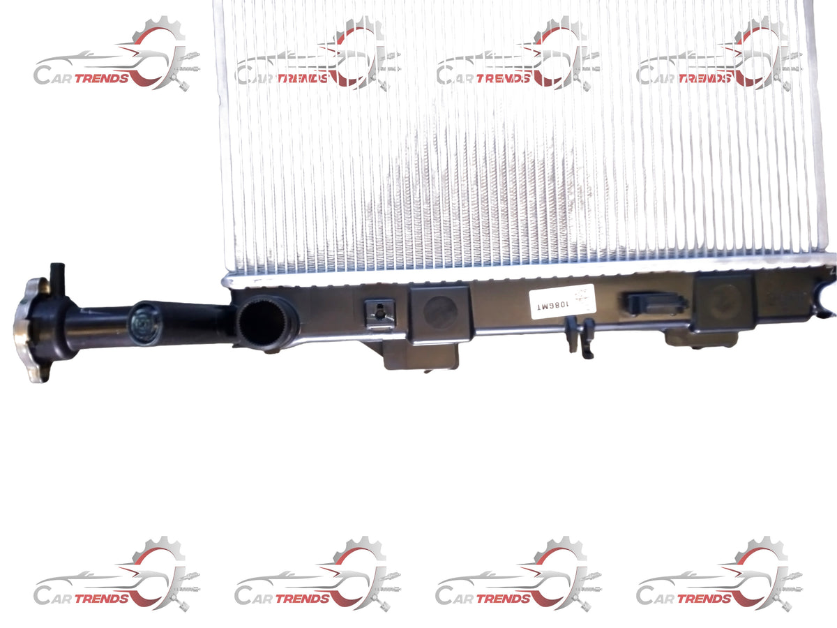 CarTrends Radiator Santro New Model 25310C4000 spare part, showing the metal core and inlet/outlet connections.