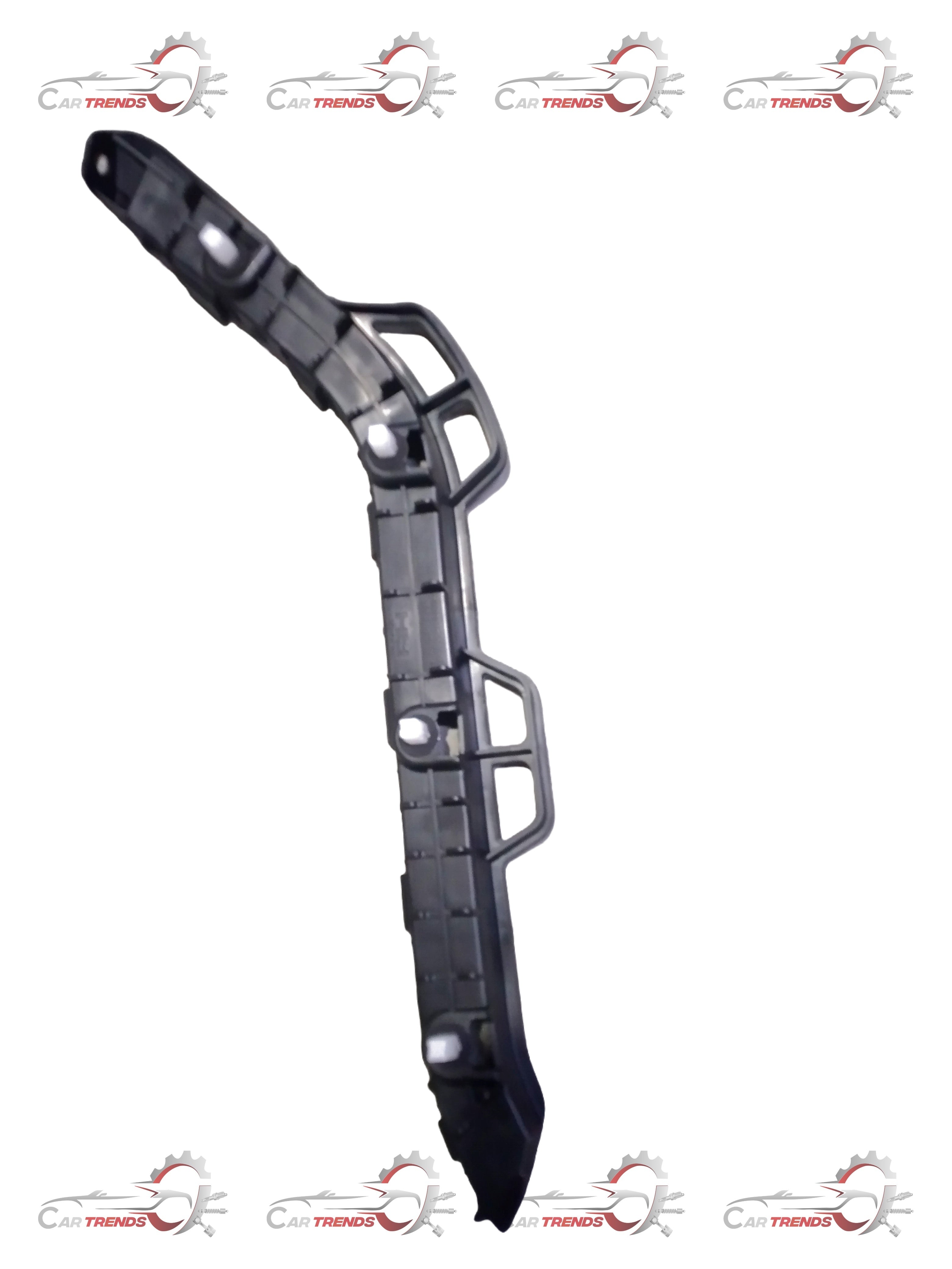 CarTrends rear bumper bracket for Xcent, right side, showing metal mounting points and attachment features for spare car parts.