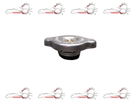 CarTrends radiator cap for Alto, spare part with metal top, sealing gasket, and vent, designed for cooling system maintenance.