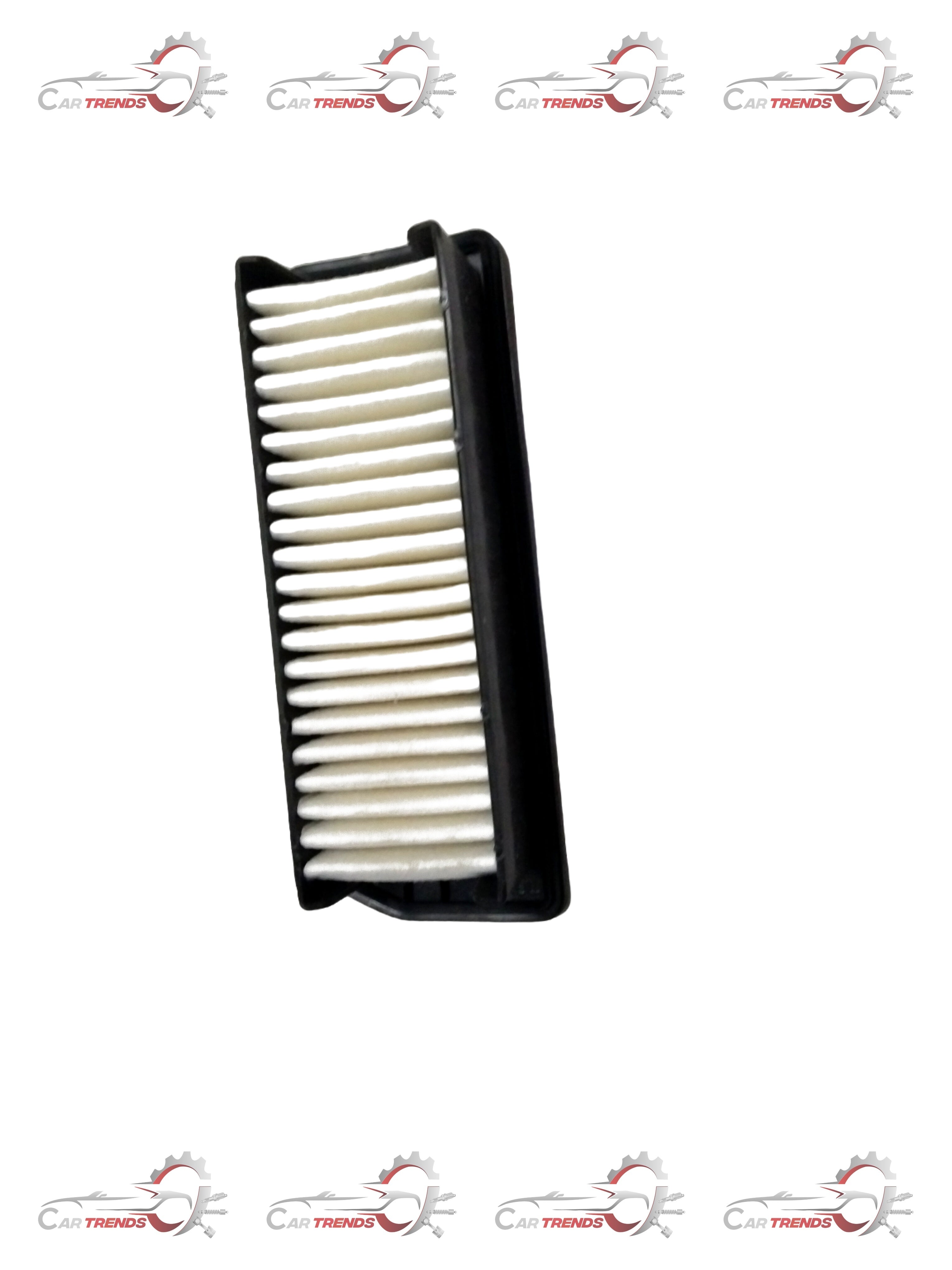 CarTrends Maruti Celerio/Alto K10 air filter for spare parts, showing the clean, rectangular filter element with pleats.