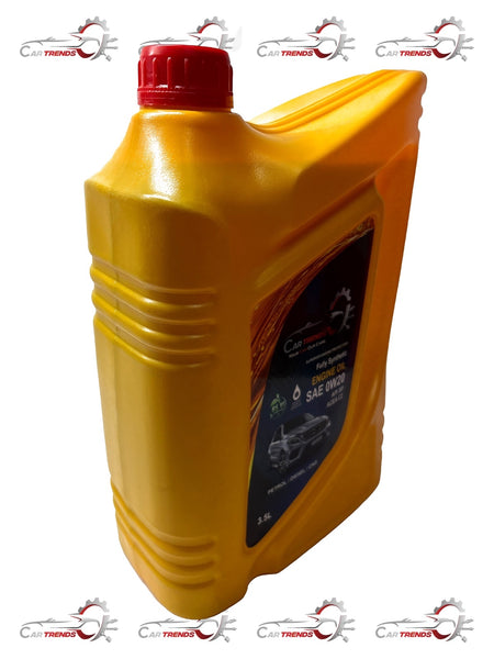 CARTRENDS Car Engine Oil | Universal | 0W20 | 3.5 Ltrs | #CT003351 CT003351 - Left view