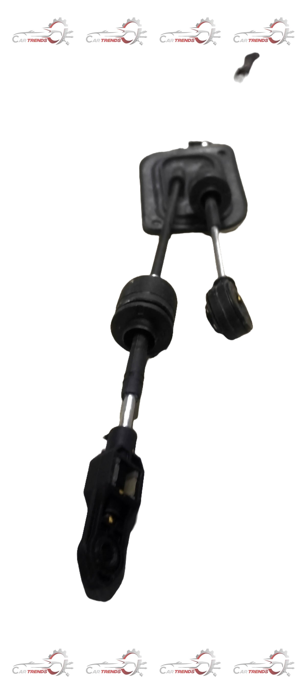 Maruti Suzuki cable shift and select control lever, automotive component with black and metallic finish for vehicle gear shifting.