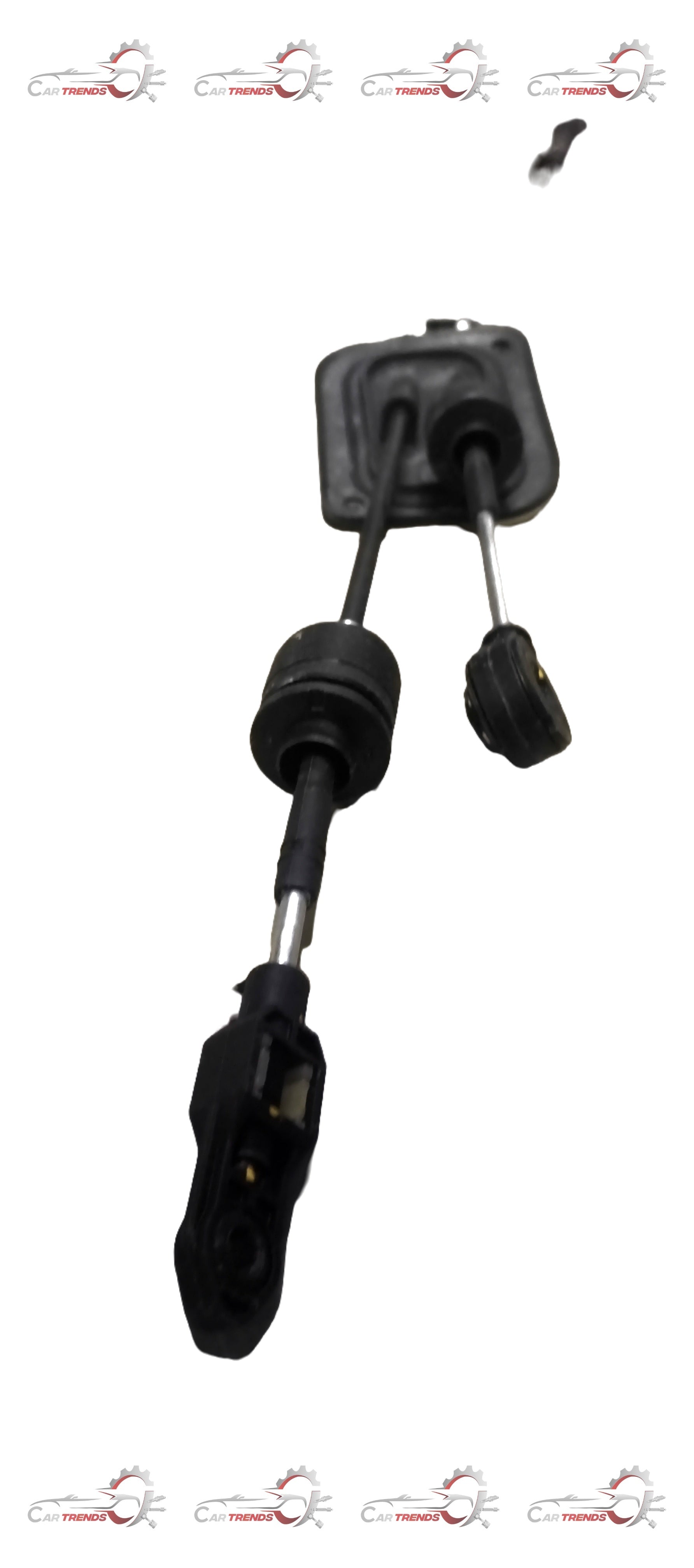 Maruti Suzuki cable shift and select control lever, automotive component with black and metallic finish for vehicle gear shifting.