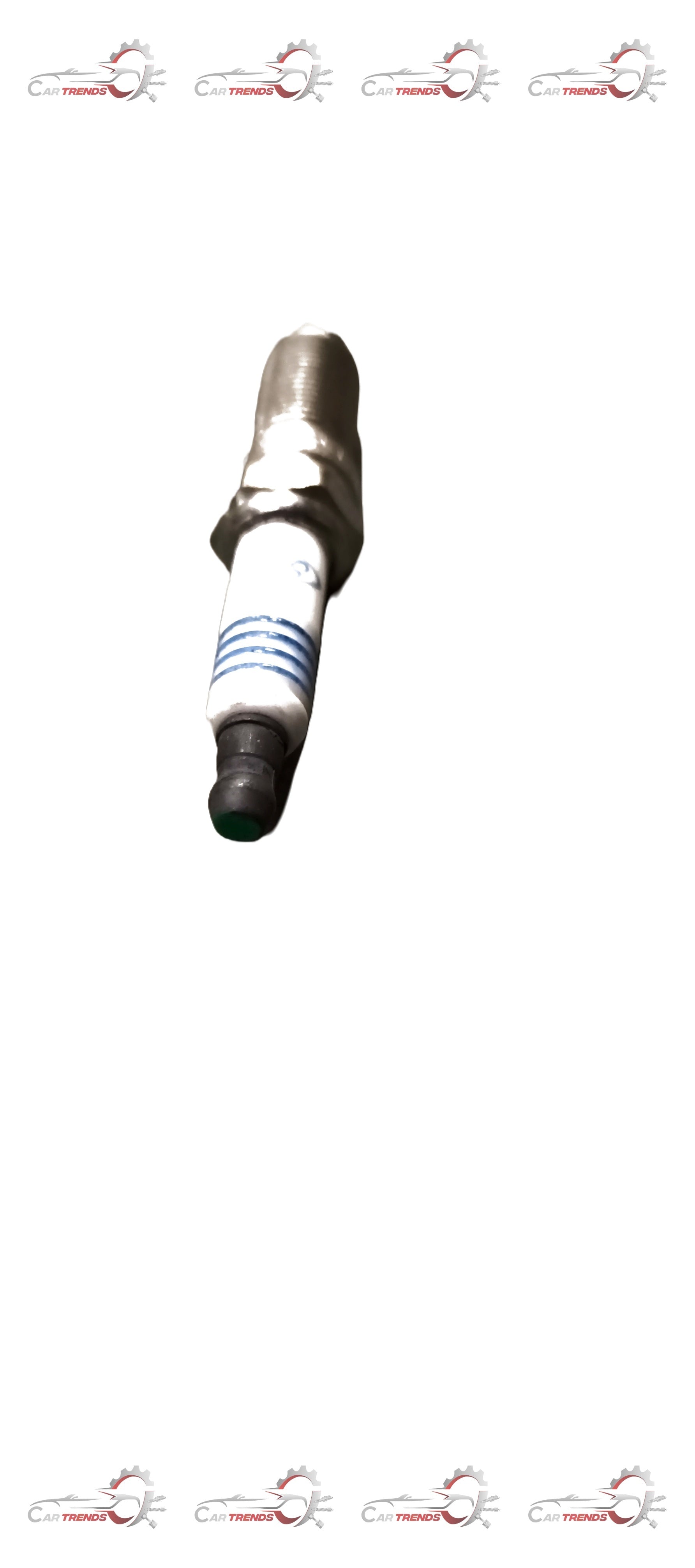 Ford EcoSport spark plug GN1Z12405B, close-up view showing the metal and ceramic components of the ignition spark plug.