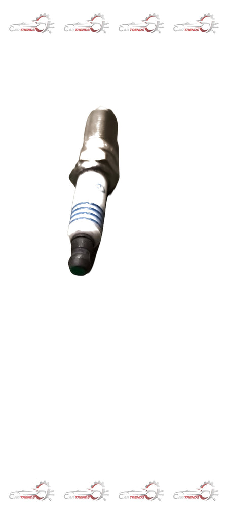 Ford EcoSport spark plug GN1Z12405B, close-up view showing the metal and ceramic components of the ignition spark plug.