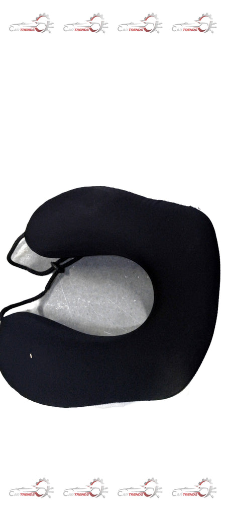 Honda travel neck pillow with soft fabric cover, designed for comfortable support during journeys.