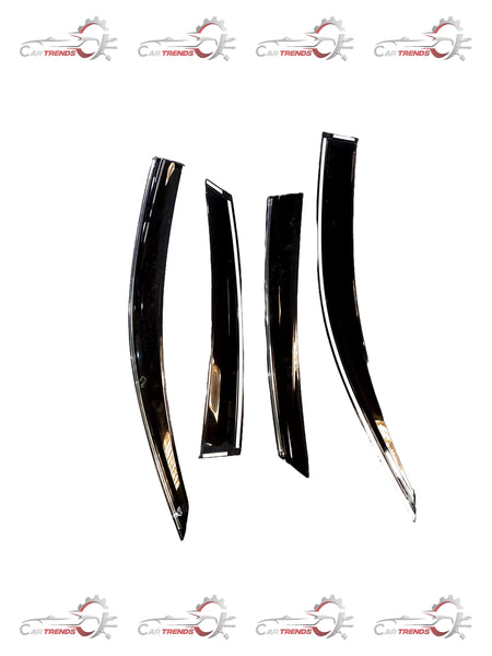 HONDA KIT DOOR VISOR WITH CHROME 08R04TEA700B 08R04TEA700B - Left view