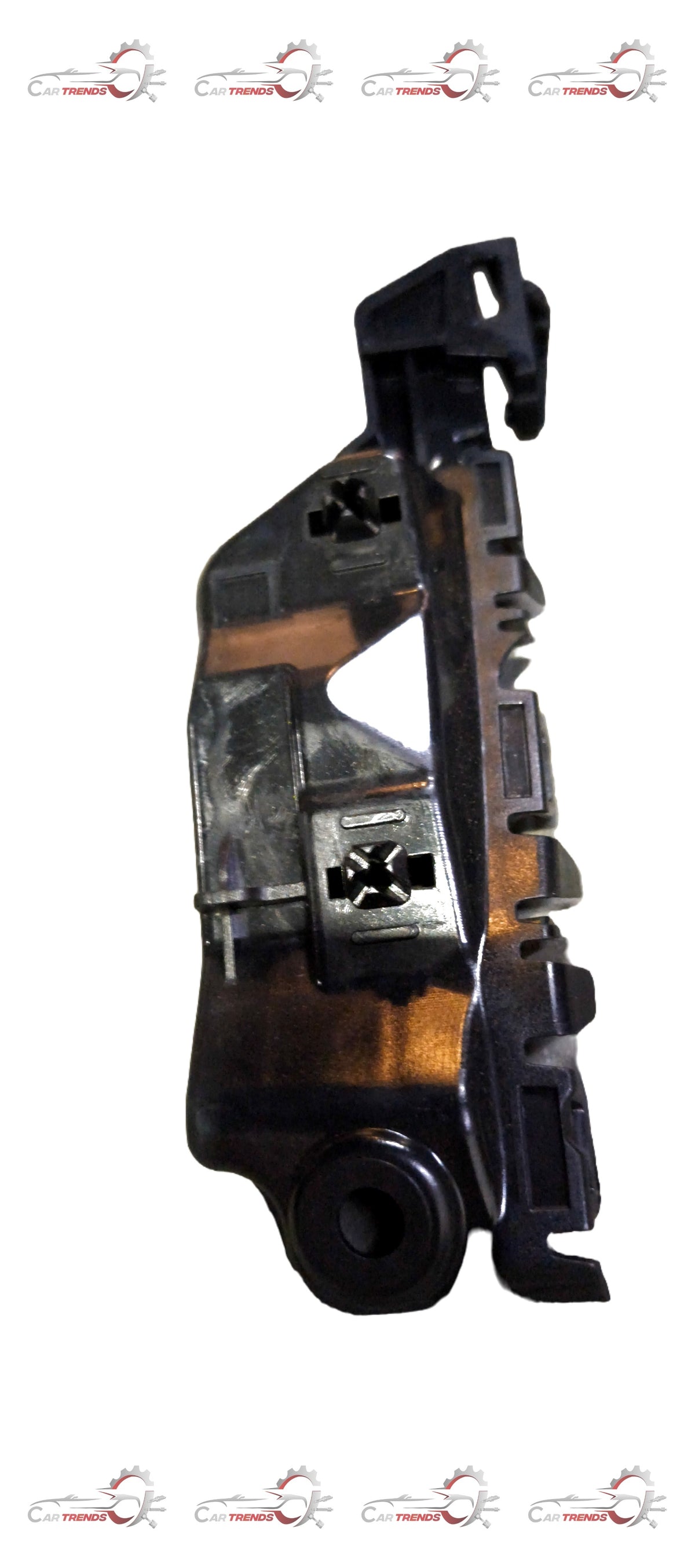 Maruti Suzuki holder bumper side LH 71732M83K00, close-up of the left bumper side holder part in a car.