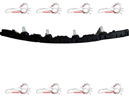 Hyundai Aura rear bumper bracket 2020-2023, metallic component mounted on the vehicle's rear bumper assembly.