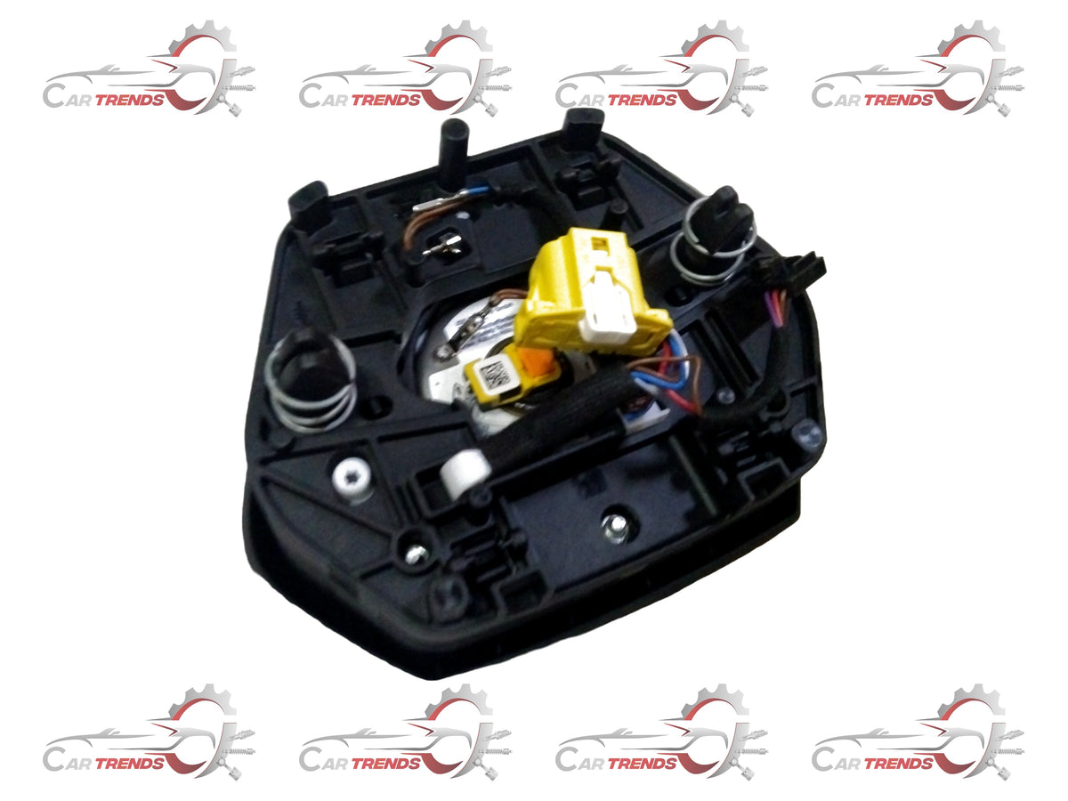 VOLKSWAGEN AIRBAG UNIT FOR STEERING WHEEL; DRIVER SIDE; SATIN BLACK/HIGH CHROME 3V0880201APIZY 3V0880201APIZY - Right view