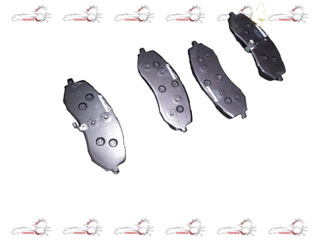 AUTOKOI brake pads and shoe KBPF17025 set with metal backing and friction material, displayed on a plain background