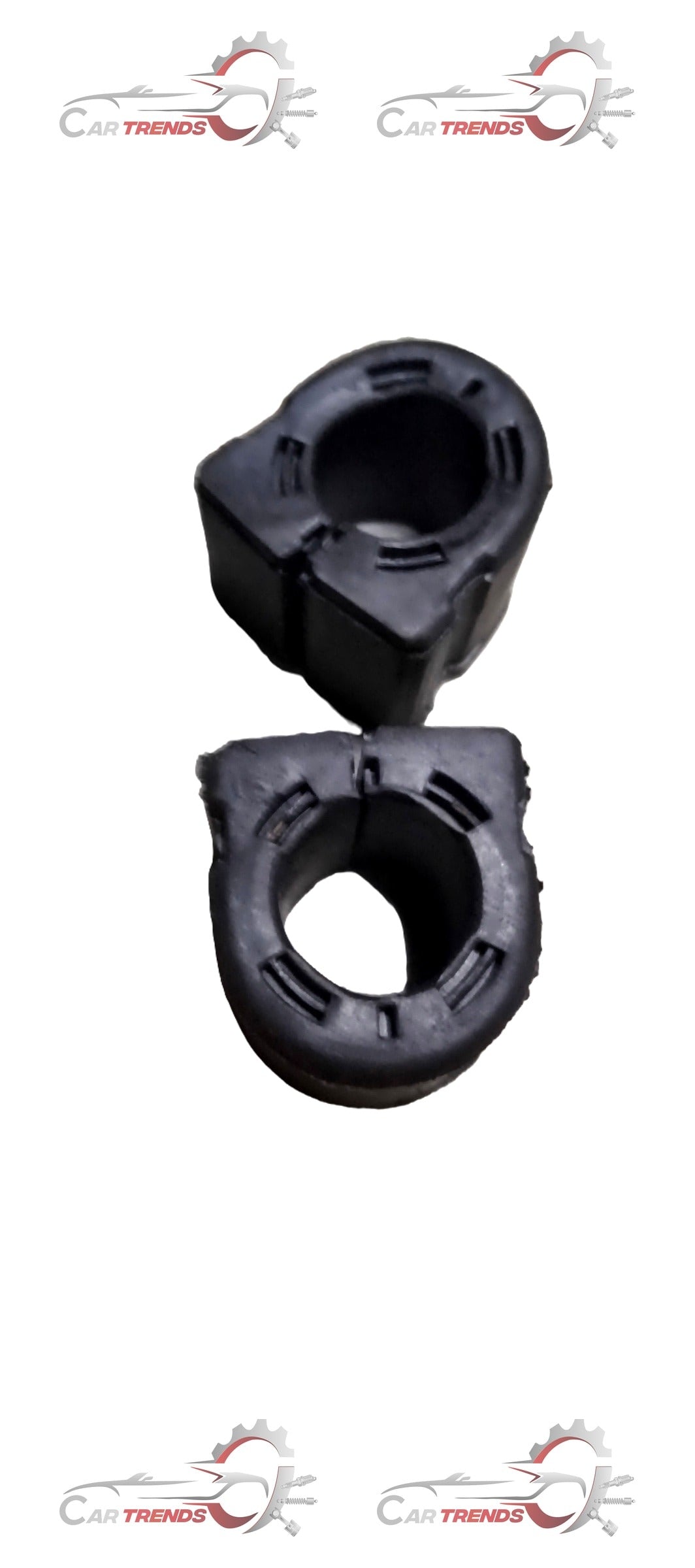 AUTOKOI front stabilizer bar bush KRPF14598, close-up view showing rubber components and metal fittings for vehicle suspension.