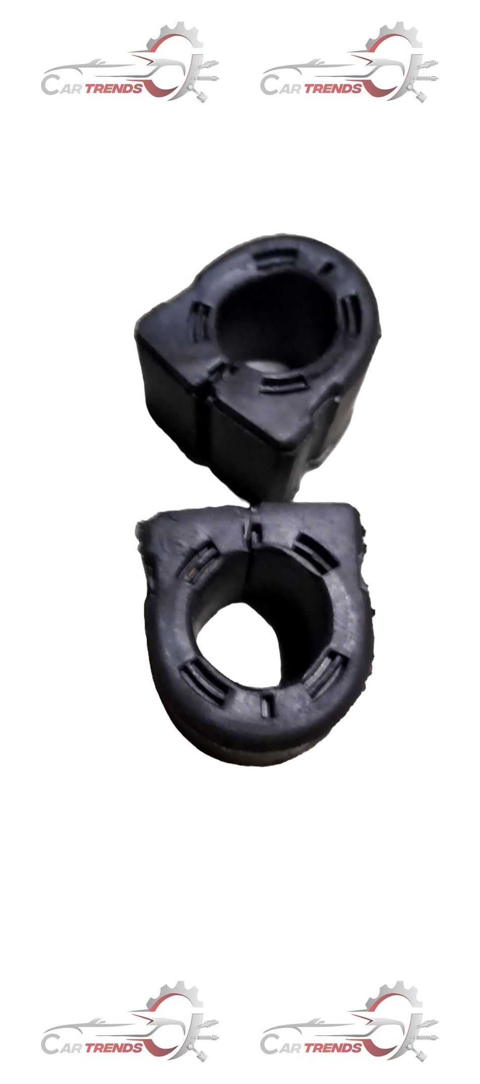 AUTOKOI front stabilizer bar bush KRPF14598, close-up view showing rubber components and metal fittings for vehicle suspension.