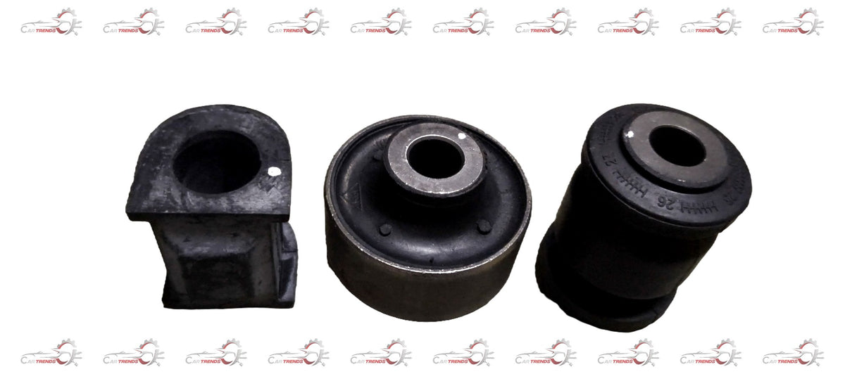AUTOKOI front suspension bush kit for 2011 KRPF14032 vehicle, showing rubber bush components and metal mounting parts.