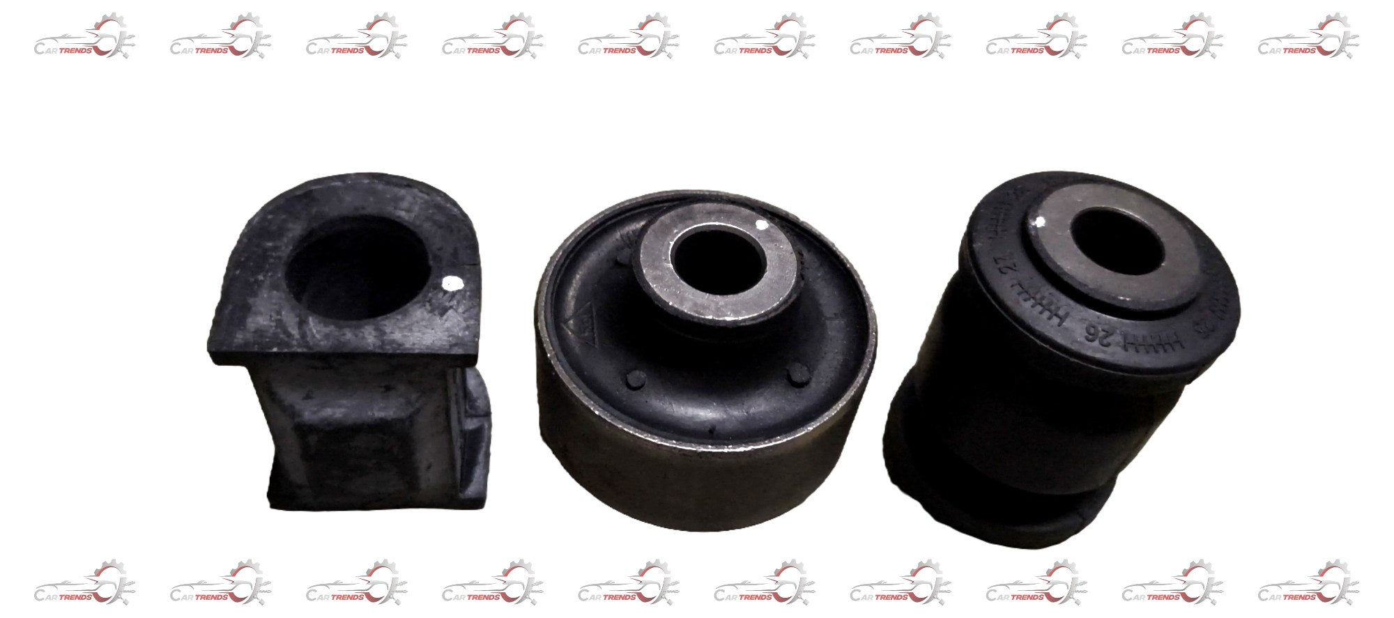 AUTOKOI front suspension bush kit for 2011 KRPF14032 vehicle, showing rubber bush components and metal mounting parts.