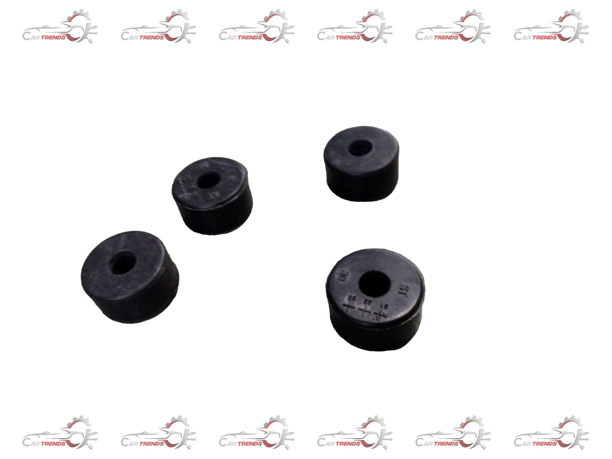 AUTOKOI Link Bush KRPF14072 for automotive suspension, shown in a close-up image with a black rubber and metal component.