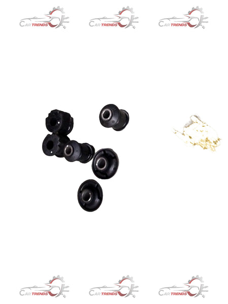 AUTOKOI front suspension bush kit for 2012 KRPF14022, showing a set of rubber bushings and metal components for vehicle suspension repair.